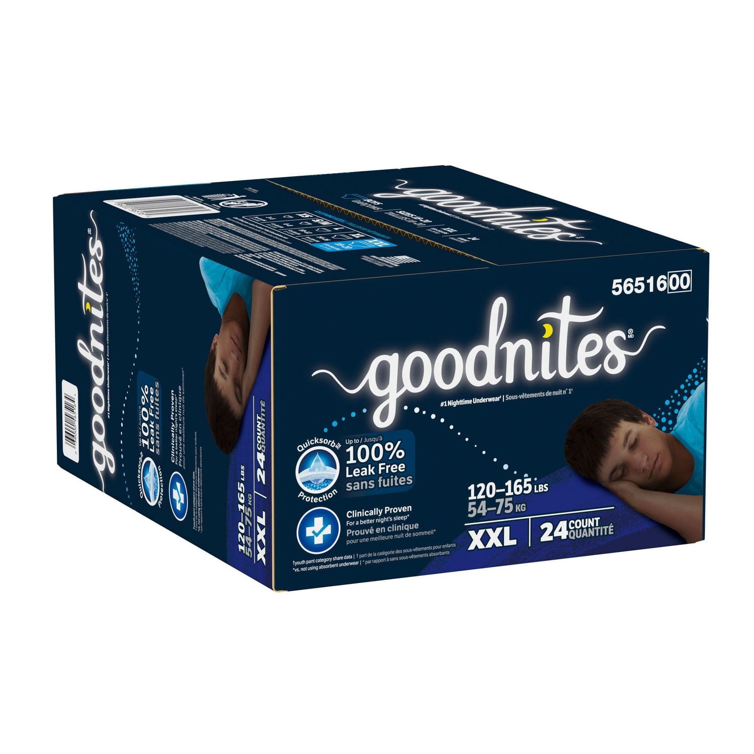 Goodnites Boys Nighttime Bedwetting Underwear, L (68-95 lbs), 34 Count (Select for More)