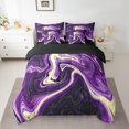 thumbnail image 2 of YST Purple Gradient Bedding Comforter Set, 7-Piece, King Size, 2 of 4