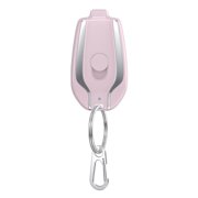 SNNROO Keychain Portable Charger 1500mAh Mini Power Emergency Pod Key Ring Cell Phone Charger Ultra-Compact External Fast Charging Power Bank Battery Pack for iPhone Android
