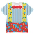 thumbnail image 1 of Halloween Clown Costume All Over Youth T Shirt, 1 of 2