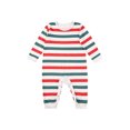 thumbnail image 1 of Honganda Mode Rayé Manches Longues Hauts et Pantalons Pyjamas Parent-Enfant, 1 of 8
