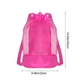 thumbnail image 3 of Dvkptbk Nylon Double Shoulder Net Bag Outdoor Beach Bag for Children's Beach Toys Storage Bag for Playing Sand Tools Beach Bag Large Capacity Bag Swimming, 3 of 6