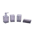 thumbnail image 2 of Meitianfacai Bathroom Accessories Set, 4 Pcs Bathroom Sets, Resin Bathroom Accessory Set with Soap Dispenser, Toothbrush Holder, Toothbrush Cup, Soap Dish for Home Apartment Bathroom Decor, 2 of 8
