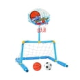 thumbnail image 2 of lionlar Soccer Net & Basketball Hoops Pool Float Set Kids Water Play for Family Kids, 2 of 9