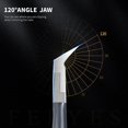 thumbnail image 4 of Toenail Clipper Straight Blade for Ingrown and Thick Nails - Stainless Steel and Sharp Pointed Tip Ingrown Nail Clipper – Wide Jaw Toe Nail Cutter Podiatry Tool, 4 of 7