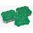 thumbnail image 4 of Inkdotpot Real Rose Gold Foil Merry Christmas & Happy Text Tags Favor Bracket Shape Hang Pack Of 100 Paper Tags, 4 of 7