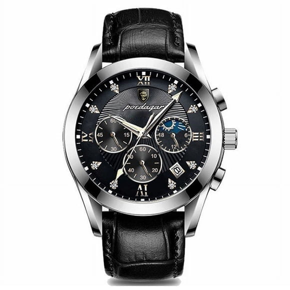 POEDAGAR Nouvelle Mode Montres pour Hommes Étanche Lumineuse Quartz Montre-Bracelet Marque Haut de Gamme Luxe Horloge Décontractée Relógio Masculino