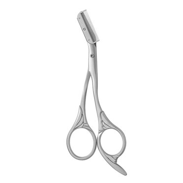 TopLLC Stainless Steel Trimmers Stainless Steel Trimmers Eyebrow Scissors With Comb Eyebrow Trimming Scissors Antiscratch For Beginners Eyebrow trimming