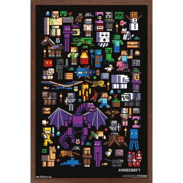 Minecraft - Mobbery Wall Poster, 22.375" x 34"