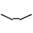 thumbnail image 4 of Krator Z Bars Replacement Handlebars Custom Bobber Harley Triumph Black 1" Inch Zee Zed Compatible with Harley Davidson Dyna Super Glide Sport, 4 of 5