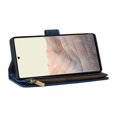 thumbnail image 3 of Case for Google Pixel 6 PRO 5G Leather Magnetic Handbag Zipper Pocket Cover Wrist Strap, 3 of 5