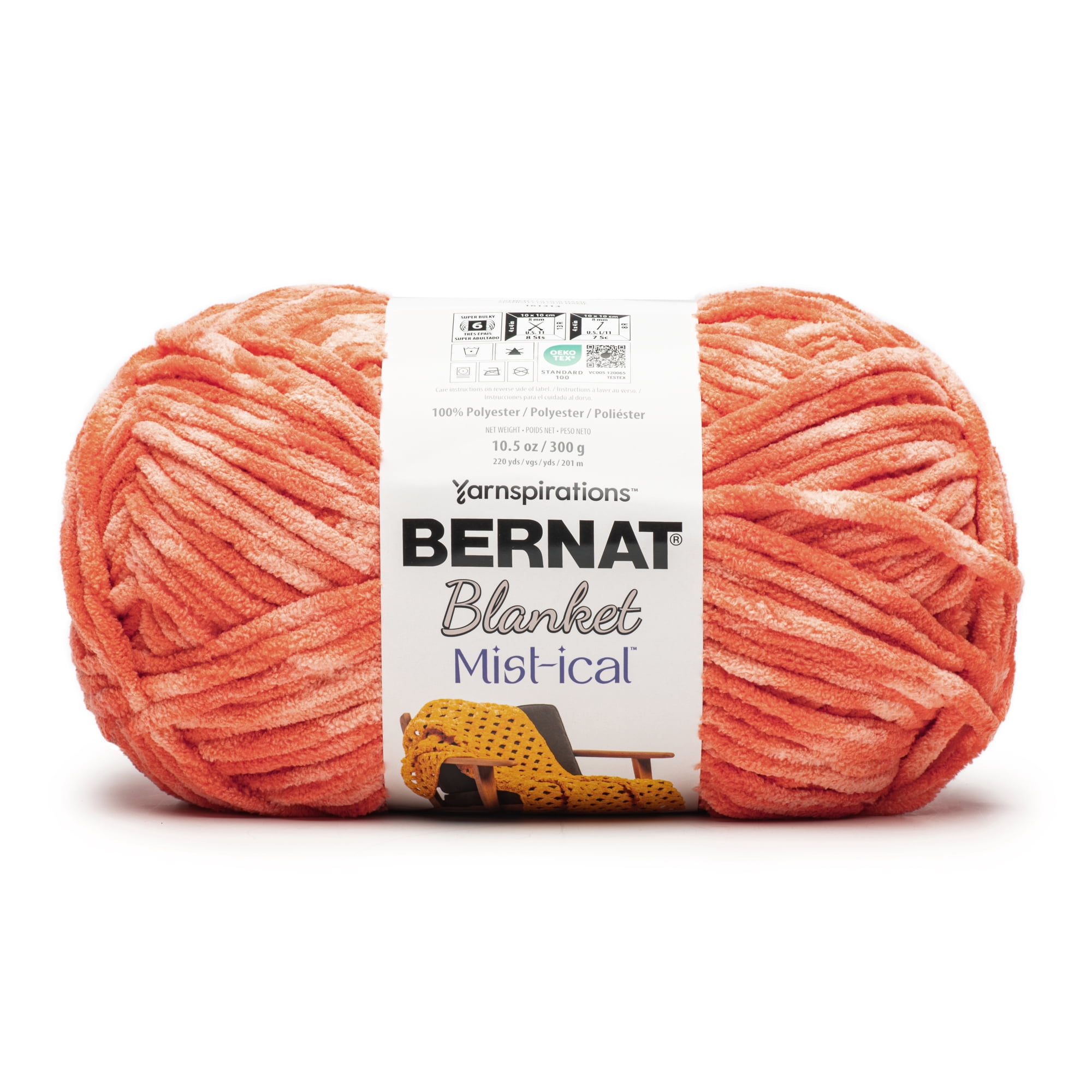 Bernat® Blanket Mist-ical™ #6 Super Bulky Polyester fil, 10.5oz/300g 220 Yards