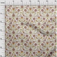 thumbnail image 3 of oneOone Silk Tabby Light Green Fabric Florals Craft Projects Decor Fabric Printed By The Yard 42 Inch Wide, 3 of 4
