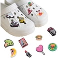 thumbnail image 3 of 30PCS Cute Shoe Charms for Crocs, Different Shape PVC Cartoon Shoes Decorations, Girls Decorations Accessories for Kids , Party Gifts，Random Pattern, 3 of 5