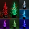thumbnail image 1 of Lampe de Décorations de Noël 7 Couleurs 12 Pcs Pendentifs en Métal Intégrés, 1 of 8