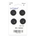 thumbnail image 3 of LA VOGUE 14 mm (0.55 in) 4-Hole bouton - noir, 3 of 6
