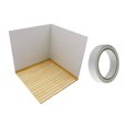 thumbnail image 3 of bedienty 1/12 Scale Backdrop Layout Display for Figures Mini Dolls Study Action Diecast Room Car Interior 21.5x21.5cm, 3 of 6