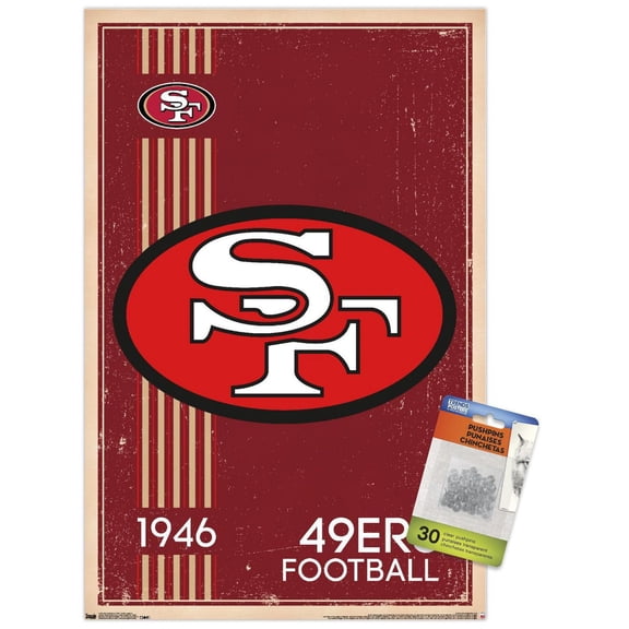 NFL San Francisco 49ers - Logo rétro 14