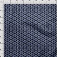 thumbnail image 3 of oneOone Cotton Poplin Medium Blue Fabric Geometric Fabric For Sewing Printed Craft Fabric By The Yard 42 Inch Wide, 3 of 4