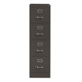 thumbnail image 2 of Hirsh 26.5-in Deep 4 Drawer Letter Width Metal Vertical File Cabinet in Charcoal, 2 of 4