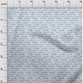 thumbnail image 3 of oneOone Coton Flex Bleu Tissu Texte Matière de Robe Tissu Imprimé Tissu au Mètre 40 Pouces de Large, 3 of 5