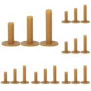 Fitness & Yoga Mat 3Pcs 70 Hitting Rubber Tees 60 Practice 80mm Holder Driving Home, Yellow 6Packs