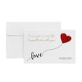 thumbnail image 1 of Yhmxh Thank You Cards,Greeting Cards Greeting Card with Envelopes Romantic Valentines Day Gift The Card, 1 of 1