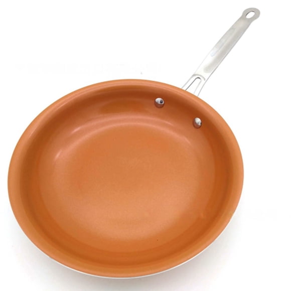 Non Stick Frying Pan Nonstick Pan with Ceramic Copper Coating for Long Lasting Nonstick Frying Pan Skillet for Cooking with Stay Cool Handle,Oven/Dishwasher Safe,Nonstick Copper Frying Pan