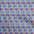 thumbnail image 1 of oneOone Cotton Poplin Medium Blue Fabric Geometric Sewing Craft Projects Fabric Prints By Yard 42 Inch Wide, 1 of 4