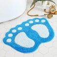 thumbnail image 1 of Non Slip Bathroom Rug Thick Super Soft Absorbent Plush Machine Washable Bathroom Mat Room Sofa Cushion Foot Pad Rug C 40x60CM, 1 of 2