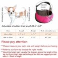 thumbnail image 2 of 4PCS Pet Dog Sling Carrier Breathable Mesh Travel Safe Sling Bag Carrier for Dogs Cats, 2 of 6