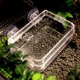 thumbnail image 3 of Amphibians Reptiles Anti Escape Feeder Worm Feeding Basin Tortoise Lizard Crawler Food Bowl, 3 of 9