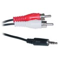 thumbnail image 1 of Câble audio stéréo de 3,5 mm d'Electronic Master vers double RCA, 1 of 1
