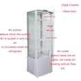 thumbnail image 2 of 62 Gallon Cake Display Cabinet Vertical Refrigerated Showcase with Automatic Defrost Feature 110V, 2 of 15