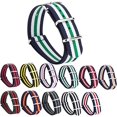 thumbnail image 1 of NATO Strap Premium Ballistic Unisex Nylon Watch Strap 18mm, 1 of 5