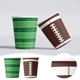 thumbnail image 1 of Event & Party Glimmering Football Themed Kids Birthday Party Tableware Set Featuring Plates Napkins Tablecloth For Cheerful Celebration 10PCS, 1 of 5