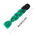 thumbnail image 2 of RKSTN Ombre Braiding 24 Inch Braiding Hair Extensions High Temperature Synthetic Fibre, Pre Stretched Braiding Hair For Women, 2 of 2