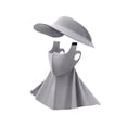 thumbnail image 4 of jinwen Sun Hat Face Cover Cap Earloop Women for Sightseeing Outdoor Activities Work Light Gray, 4 of 9