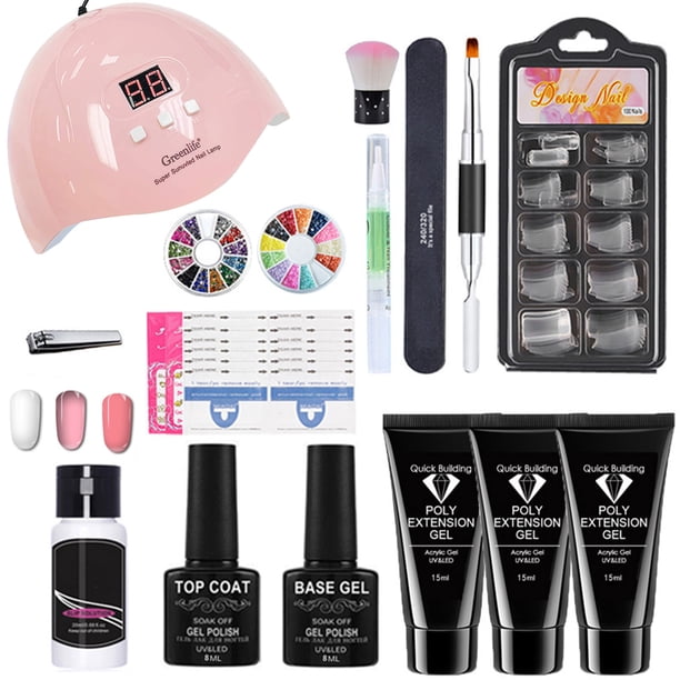 Nail Extension Gel Set Nails Gel Kit Professional Nail Art Set
