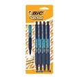 thumbnail image 1 of BIC Soft Feel Retractable Ballpoint Pen, Medium Point (1.0mm), Blue, 4 Count, 1 of 3