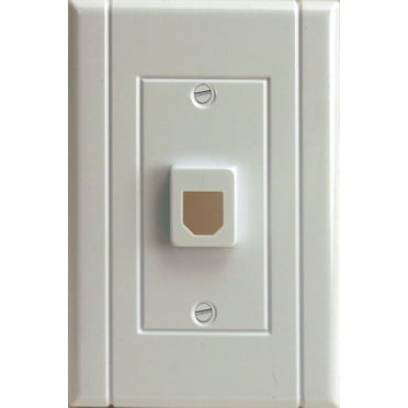 Atron Electro Industries Telephone White Cover Plate
