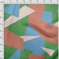thumbnail image 4 of oneOone Cotton Cambric Brown Fabric Geometric Abstract Random Shapes Sewing Craft Projects Fabric Prints By Yard 56 Inch Wide, 4 of 4