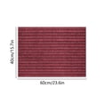 thumbnail image 3 of Cagogo Tapis de Porte en Polyester Composite, Tapis de Sol d'Entrée Uni à Rayures Durables, Paillasson Absorbant et Durable, Tapis Antidérapant Intérieur Extérieur, Tapis d'Entrée pour Porte d'Entrée et Arrière, 3 of 7