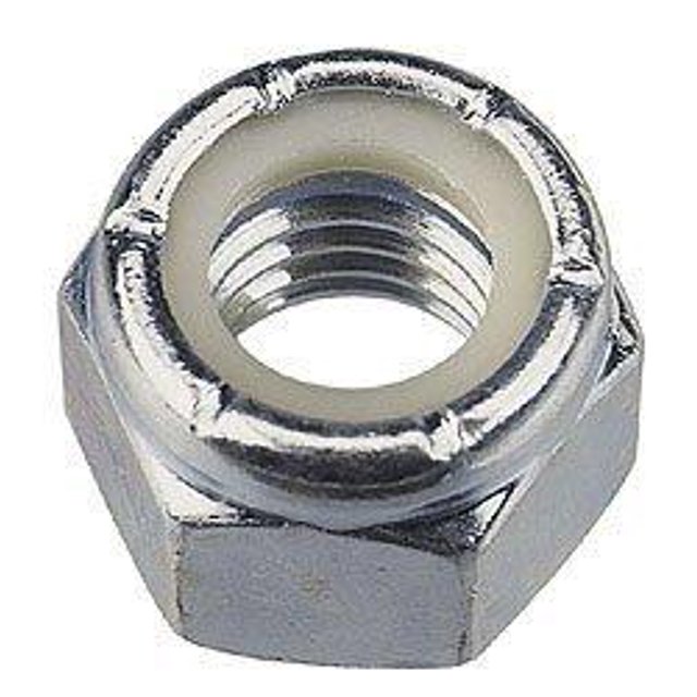 Écrous de Verrouillage en Nylon Inoxydable 1/4 Pouces-20 Qt: 25 (Nylock)