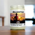 thumbnail image 1 of Relaxation Vegan Coconut Soy 12 oz/ 355 ml Candle Hand-poured, Eco-friendly, Clean Burning, Woodsy/ Clean, 1 of 5