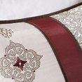 thumbnail image 4 of Madison Park Donovan Ensemble de Douillette 7 Pcs, Grand Lit, Rouge, 4 of 5