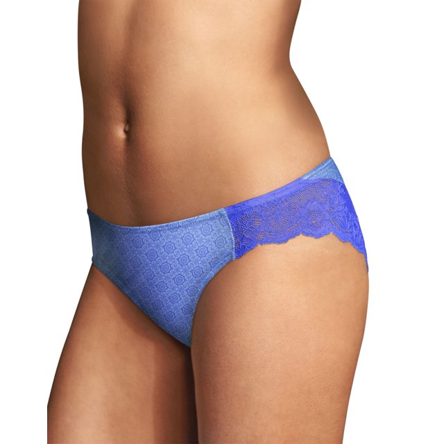 Maidenform Womens Comfort Devotion Lace Back Tanga - Best-Seller, 5, Medallion