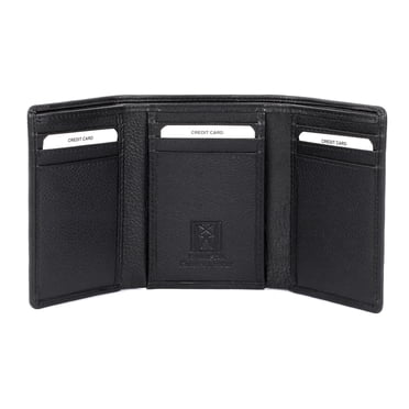 Karla Hanson Portefeuille en Cuir Trifold avec Blocage RFID