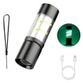 thumbnail image 1 of Fiudx Lampe Torche à Mini Zoom Flashlight à DEL Rechargeable Haute Puissance pour Camping en Plein Air, Lanterne Puissante Flashlight, 1 of 1