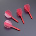 thumbnail image 3 of EeaseCA 4 Pcs Ailes de Fléchettes Transparentes à Filetage Fin, Accessoires de Fléchettes pour Vols de Fléchettes, Sports Intérieurs et Extérieurs, Ailes de Queue de Fléchettes (Fin et Petit Filetage, Rouge), 3 of 7